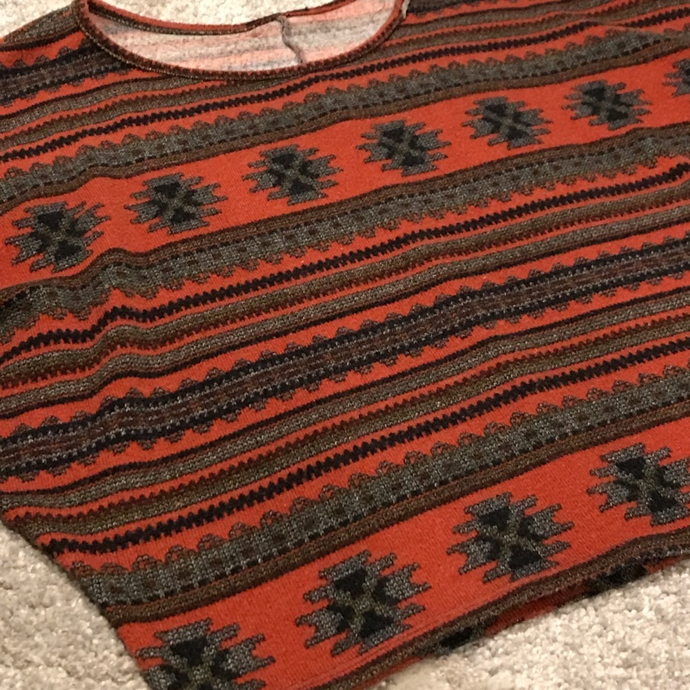 Aztec Print Top